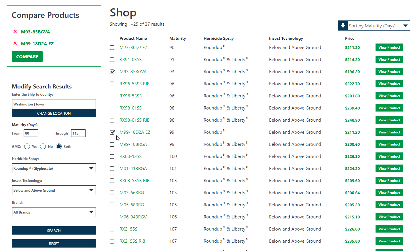 Product Comparison Tool Box